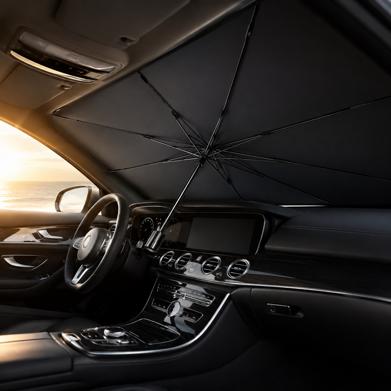 Foldable Windshield Sun Shade Umbrella