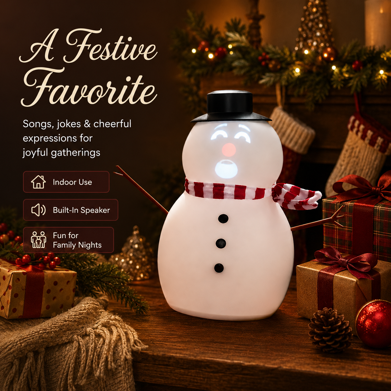 💥New Arrival | 12" Animated Talking Snowman