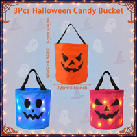 3pcs Orange+Rose Red+Blue
