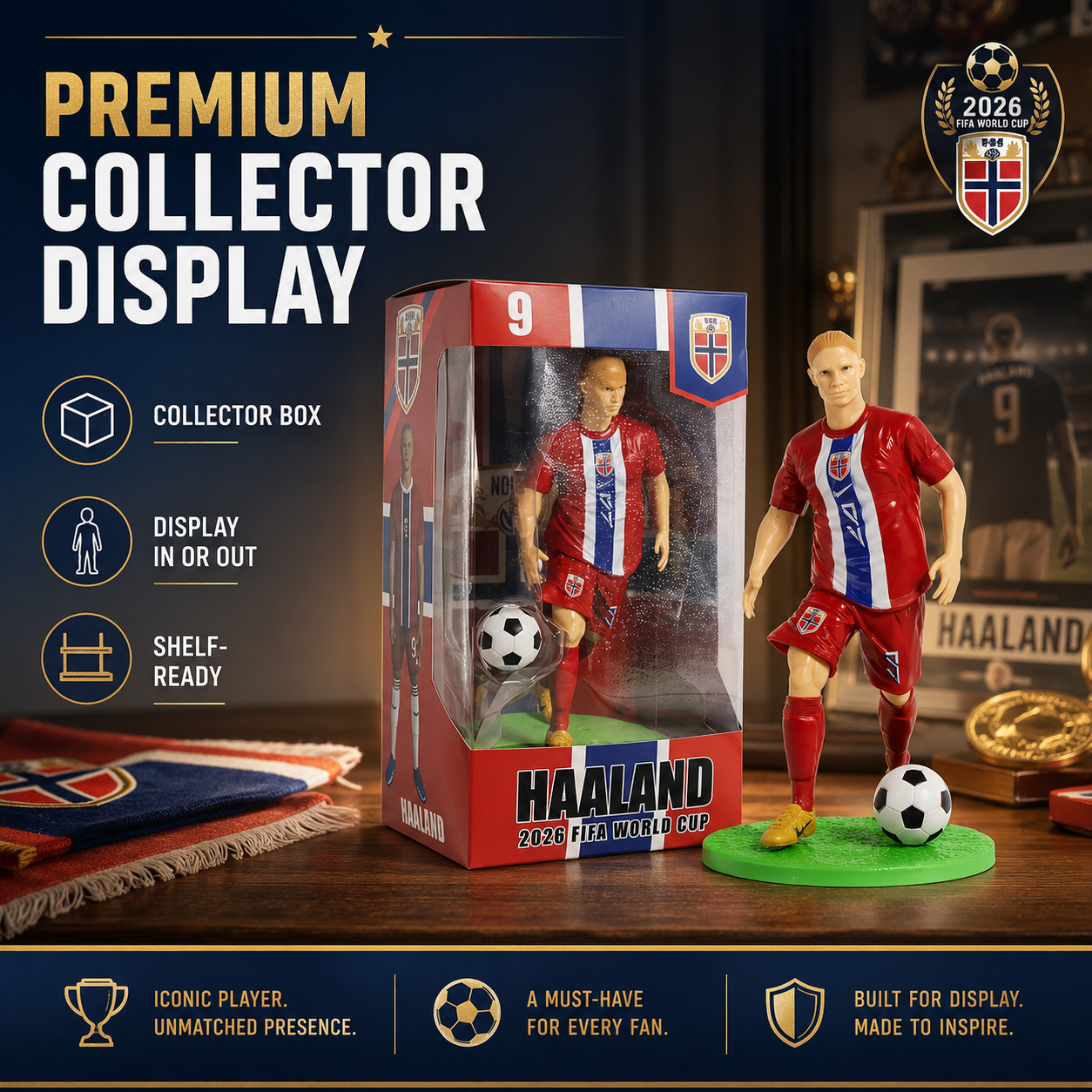 💥New Arrival  Norway World Cup 2026 Limited Edition Action Figure