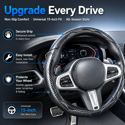 🏁 Car Non-Slip Sport Steering Wheel Cover