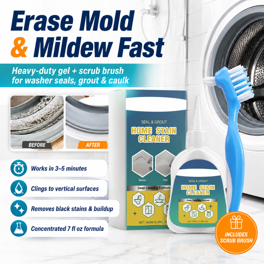 Heavy-Duty Mold Remover Gel with Scrub Brush