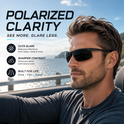 💥New Launch | Men's UV 400 Polarized Sunglasses