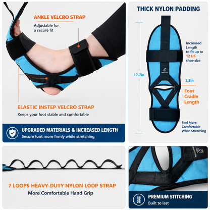 🦶 3-in-1 Foot & Calf Stretching Kit for Daily Mobility