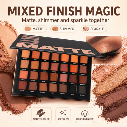 🔥Eye And Face Palette - 35 Pigmented Shades + Magnetic Pans