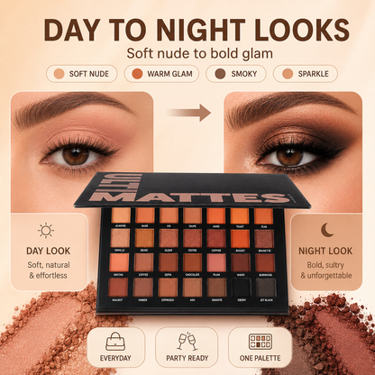 🔥Eye And Face Palette - 35 Pigmented Shades + Magnetic Pans