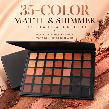 🔥Eye And Face Palette - 35 Pigmented Shades + Magnetic Pans