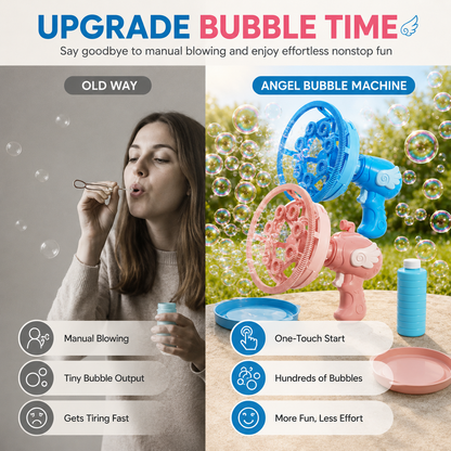 ✨NO Blowing. NO Mess. Just Pure Bubble Magic
