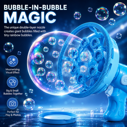 ✨NO Blowing. NO Mess. Just Pure Bubble Magic