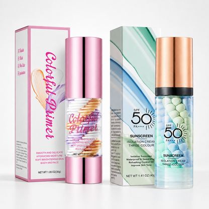 ✨ Viral Beauty | 3-in-1 Color Correcting Facial Serum Primer SPF 50 PA+++