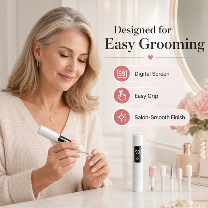 💅 Electric Nail Grinder – Transform Thick Rough Nails