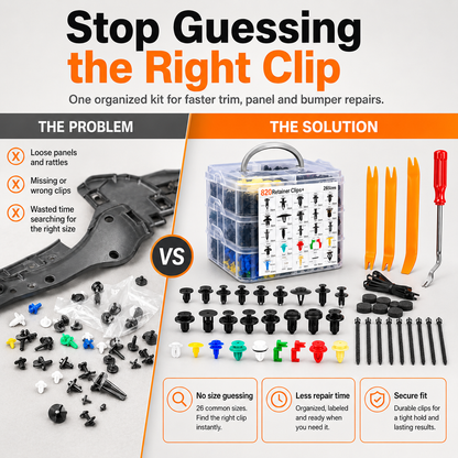 The ULTIMATE Car Retainer Clip Kit