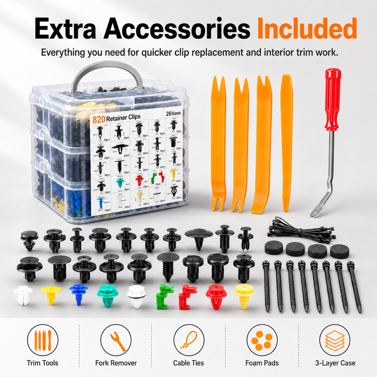 The ULTIMATE Car Retainer Clip Kit