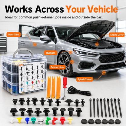 The ULTIMATE Car Retainer Clip Kit