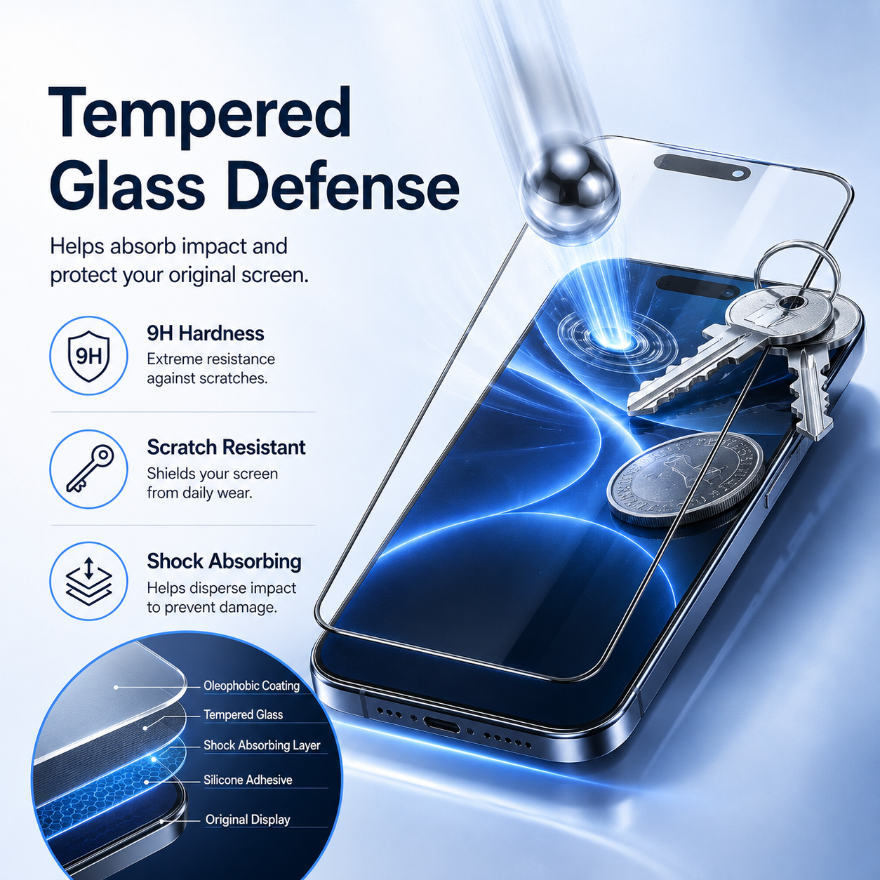 Privacy Screen Protector Tempered Glass-🔥 Buy one get one free