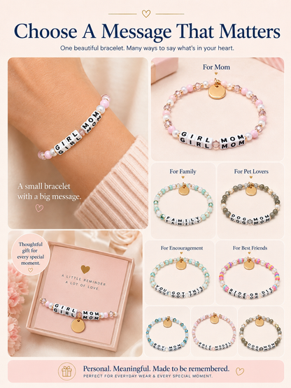 💖 Meaningful Style ✨ Giveback Beaded Bracelet for Everyday Inspiration & Connection 🌸