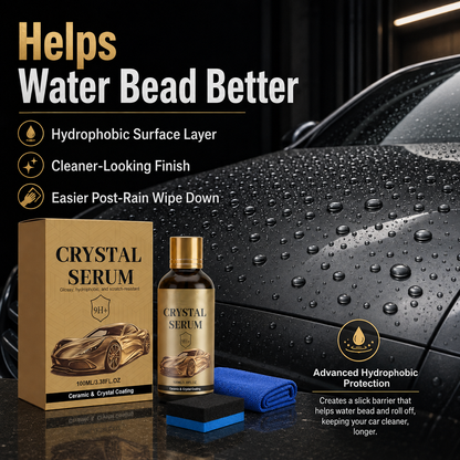 ✨ Crystal Serum – 9H Graphene Ceramic Coating for Paint, Glass & Wheels