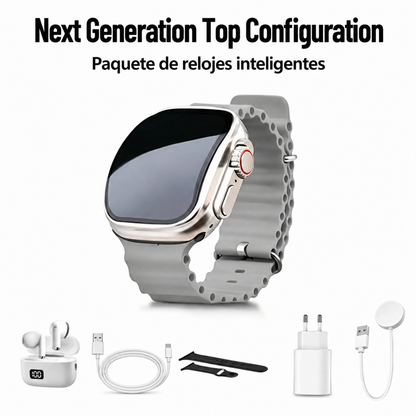 ⌚The 6-in-1 Smartwatch Set – Fitness, Calls & Style