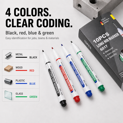 22mm Long Nib Marker for Deep Hole & Precision Marking