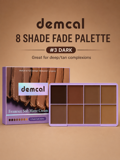💄 Beauty Must-Have ✨ 8-Color Cream Concealer Palette for Full Coverage, Color Correction & Contouring