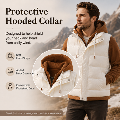 🧥 Cozy 2-in-1 Couple Vest – Warm, Foldable & Chic
