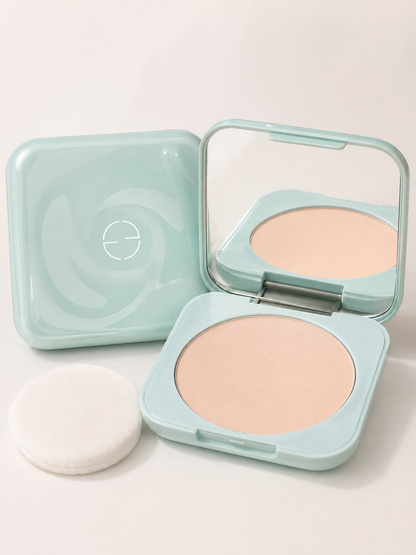 🔥 Beauty Deal 💄 High-Coverage Silk-Finish Pressed Powder with 12-Hour Oil Control & Waterproof Matte Look