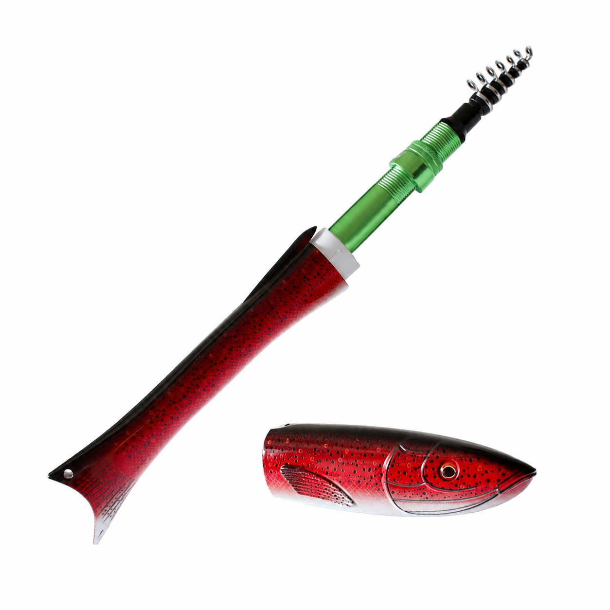 🐟 Pocket Telescopic Fishing Rod 5.2FT – Carbon Fiber Ultralight Travel Spinning Pole