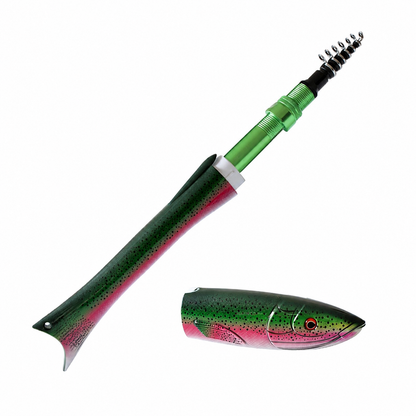 🐟 Pocket Telescopic Fishing Rod 5.2FT – Carbon Fiber Ultralight Travel Spinning Pole