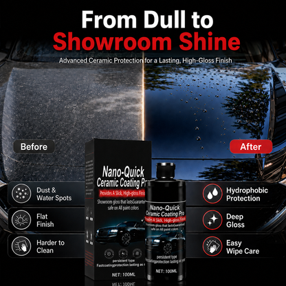 ✨ Ceramic Shield Pro – Dust-Proof Glass Coating