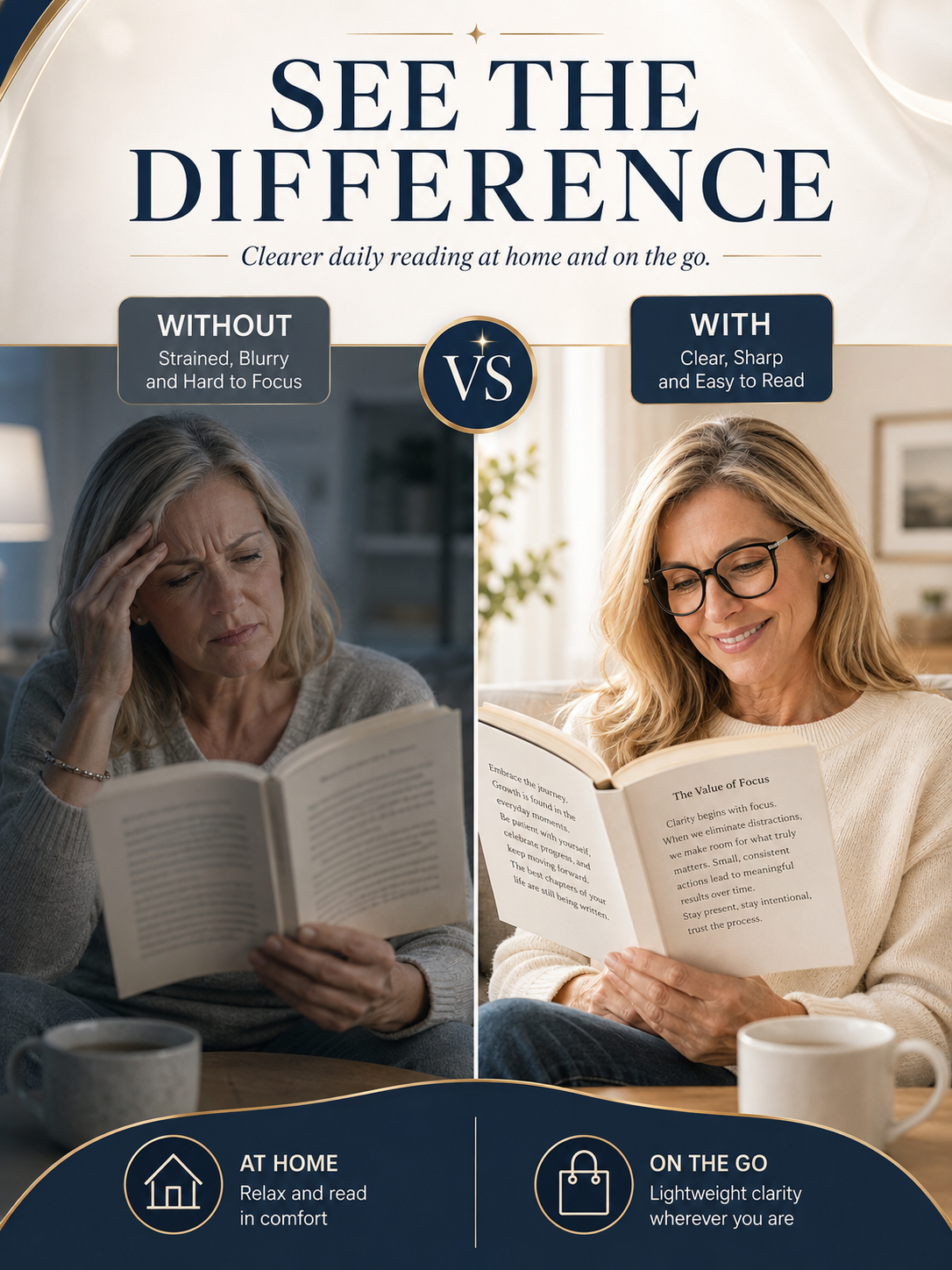🔥 Limited Time Reading Glasses 🤓💙💙 Stylish photochromic anti-blue light reading glasses