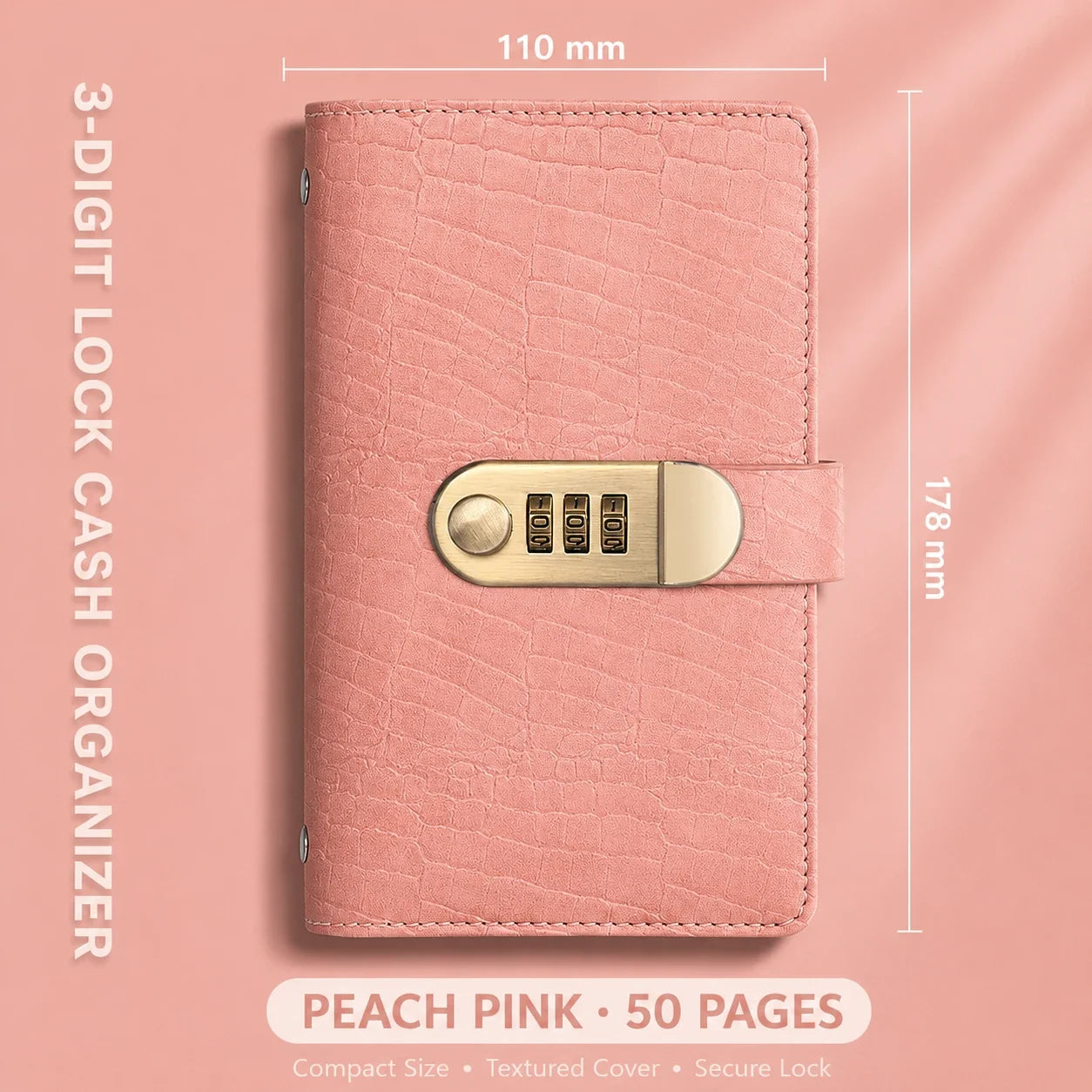 Locking Banknote Collection Booklet | Holds 100 Bills