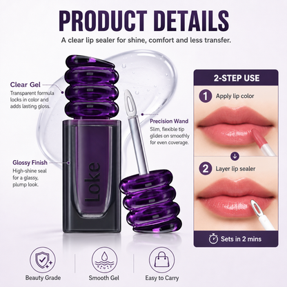 🔥🌿Lip Sealer | Locks in your original lip color | Clear Gloss Finish | Moisture Care