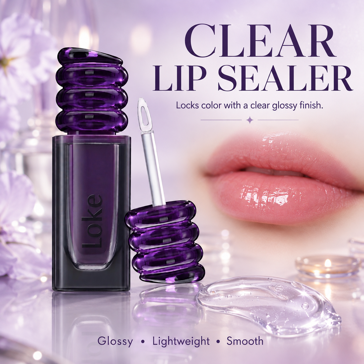 🔥🌿Lip Sealer | Locks in your original lip color | Clear Gloss Finish | Moisture Care