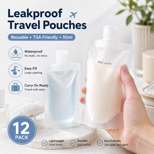 Reusable Leakproof Travel Packing Bags
