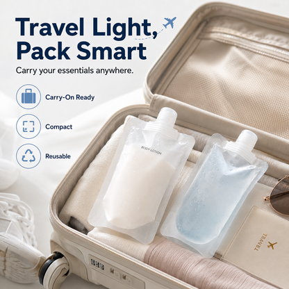 Reusable Leakproof Travel Packing Bags