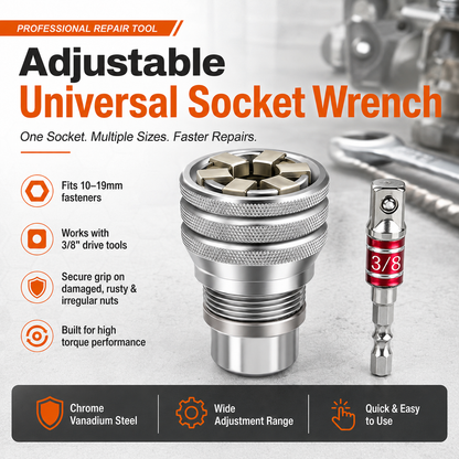 Multi-Function Universal Socket Wrench Tool
