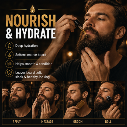 🎁 The Ultimate Beard Growth & Grooming Kit