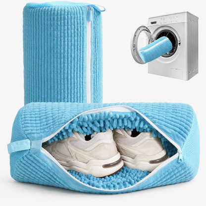 Shoe washing bag