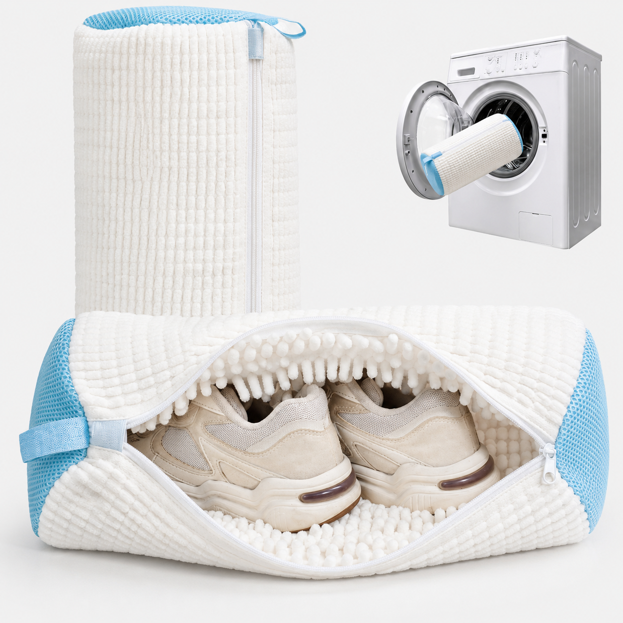 Shoe washing bag