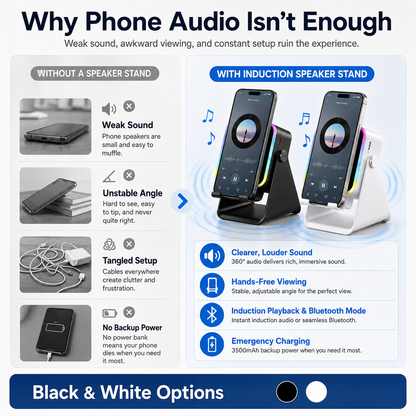 🔥Wireless Induction Audio Speaker Stand