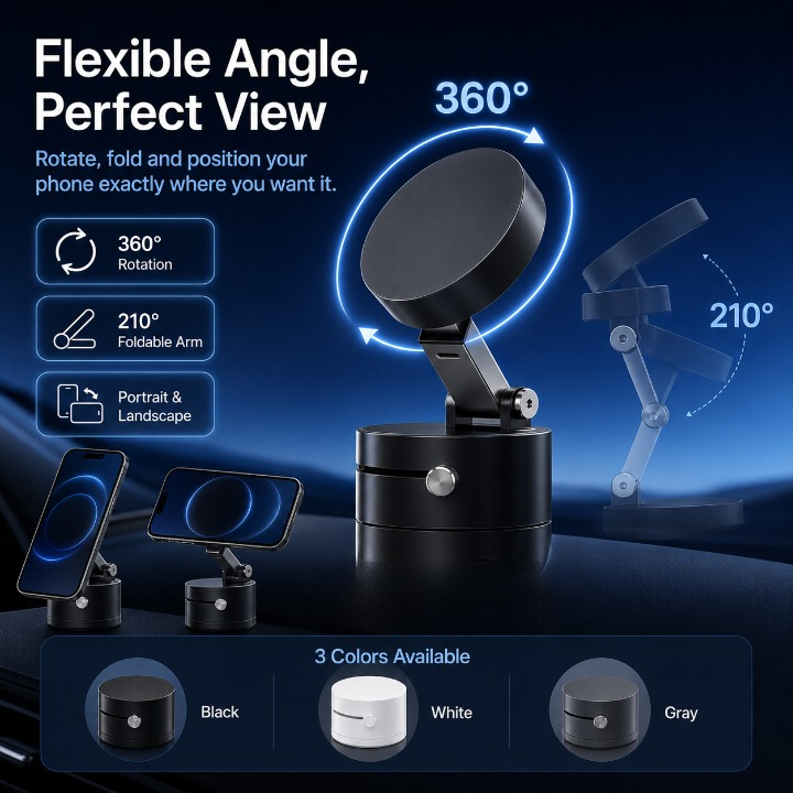 🔥 A Phone Mount That Stays Put – No Vent Blocking, No Falling, No Mess