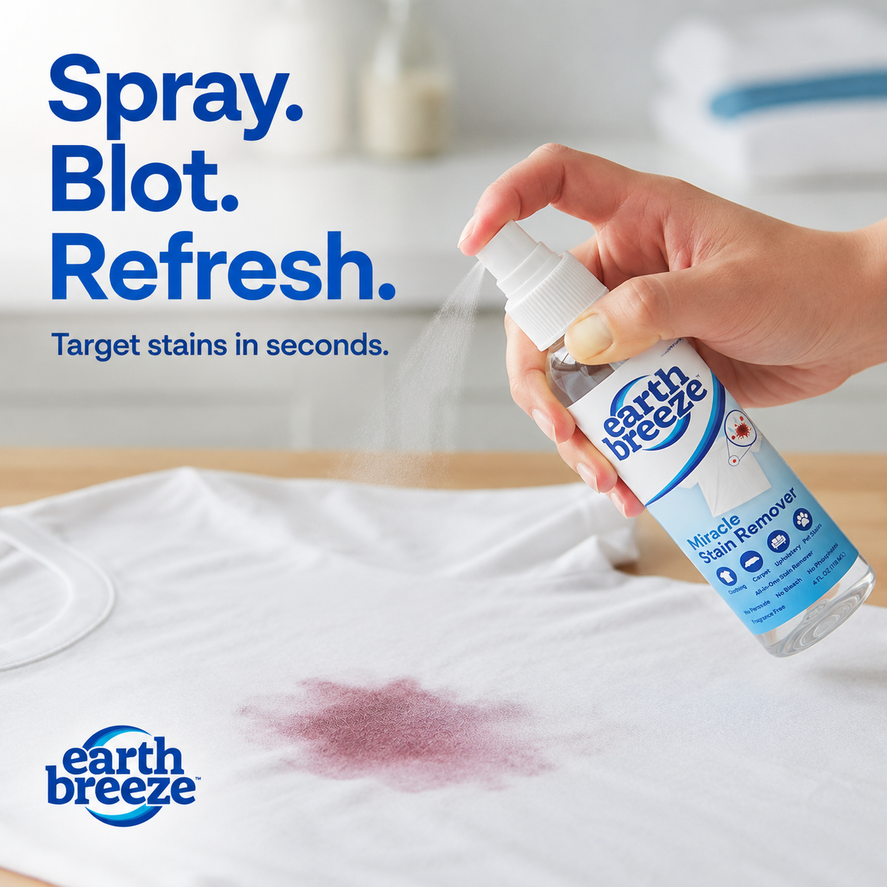 Earth Breeze Miracle Stain Remover Spray