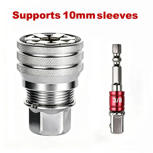 👨‍🔧🔧 Multi-Use Socket Wrench, Durable Repair Tool for Home & Auto Maintenancedeal Father's Day Gift