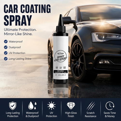 ✨ Nano Ceramic Coating Spray – 100ml Waterproof UV Protection Polish for Paint, Windshield & Wheels 🚗