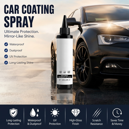 ✨ Nano Ceramic Coating Spray – 100ml Waterproof UV Protection Polish for Paint, Windshield & Wheels 🚗