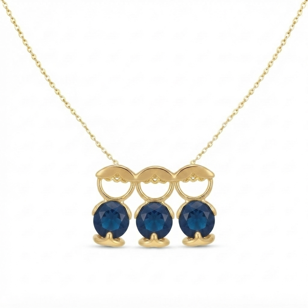 👩‍👧‍👦 Mom and Children Necklace – Meaningful Jewelry for Family Bonding 🌸