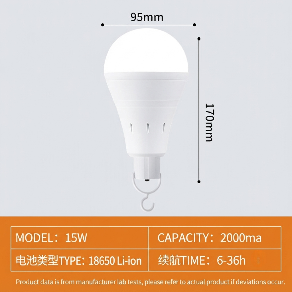 🔦 Rechargeable Emergency Light Bulbs