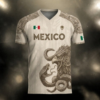 ⚽ 2026 Mexico Burgundy Sports Tee