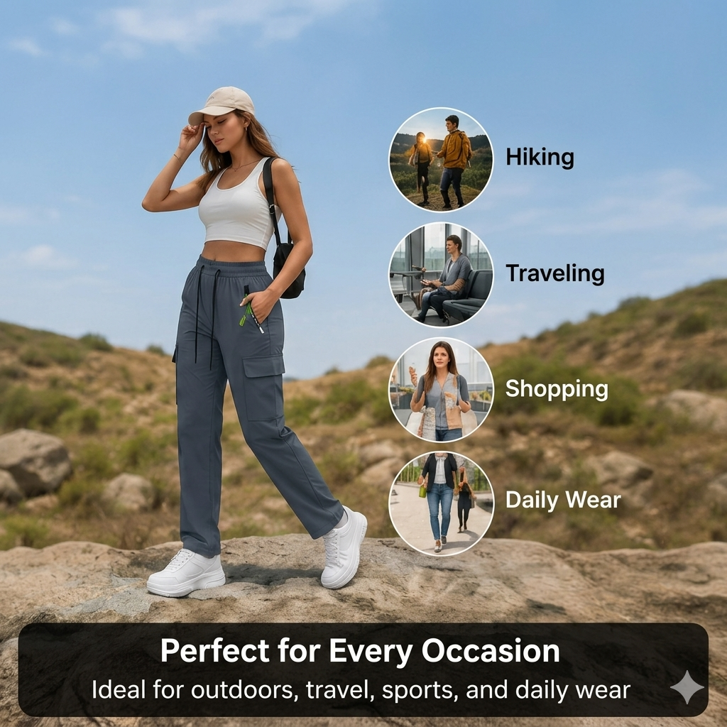 ⚡️Flash Sale｜Women’s cargo pants with multiple pockets