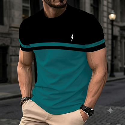 🔥 Summer Sale | 5-Pack Gradient Stripe Men's T-Shirts